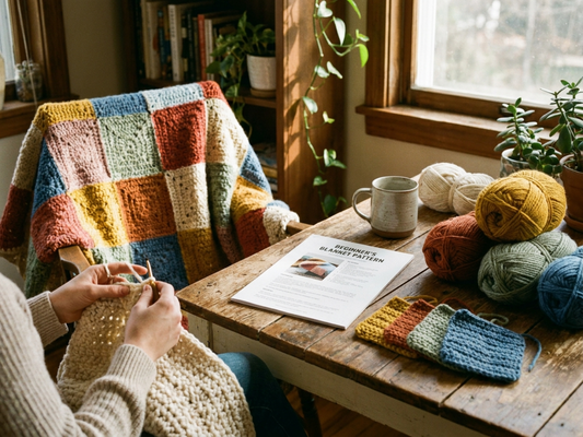 How to crochet a blanket for beginners with crochet blanket pattern