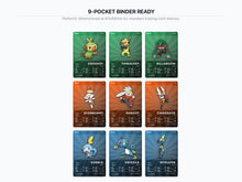 Pokémon Galar Pokédex Placeholder 810-905 | Gen 8 Binder Organizer | Printable Pokémon Cards | Master Set Tracker | 300 DPI | ENGLISH