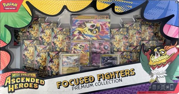 Ascended Heroes Focused Fighters Premium Collection (Sam's Club) - ME: Ascended Heroes (ASC)